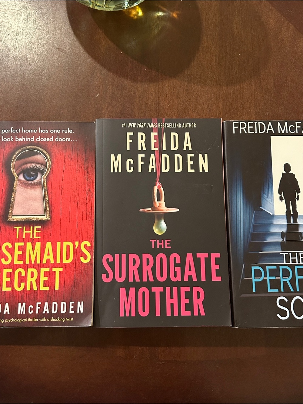 Freida Mc Fadden Book Lot: Perfect Son, Housemaid's Secret, The Surrogate Mother